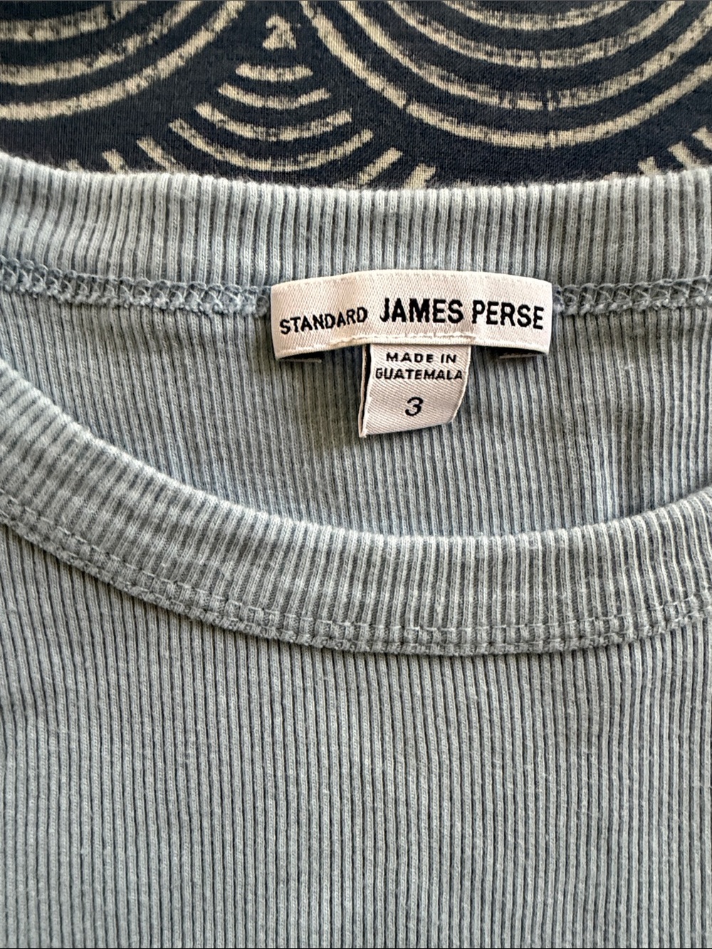 James Perse Light blue Ribbed Racerback Tank size 3 - Picture 2 of 3